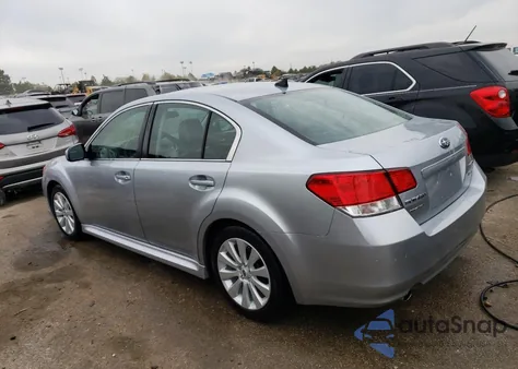 2012 Subaru Legacy 3.6R Limited from USA, damaged, VIN 4S3BMDK6XC2014227